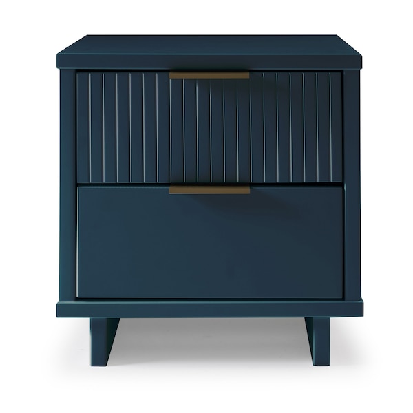 Manhattan Comfort Granville Nightstand 2.0 in Midnight Blue NS-5014 - main